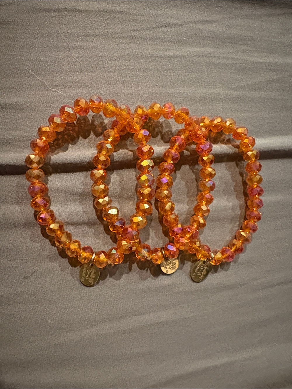 Snaffle Bit Bracelet Company Orange bracelet set *like new*
